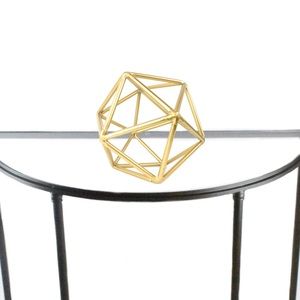 Gold Accent Cube